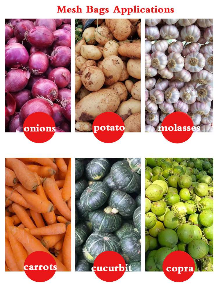 What produce is suitable for mesh bags?