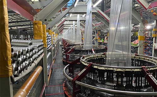 Mesh bag production process
