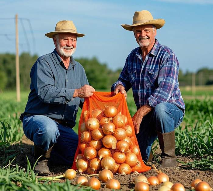 Which vegetables can be stored in mesh bags?
